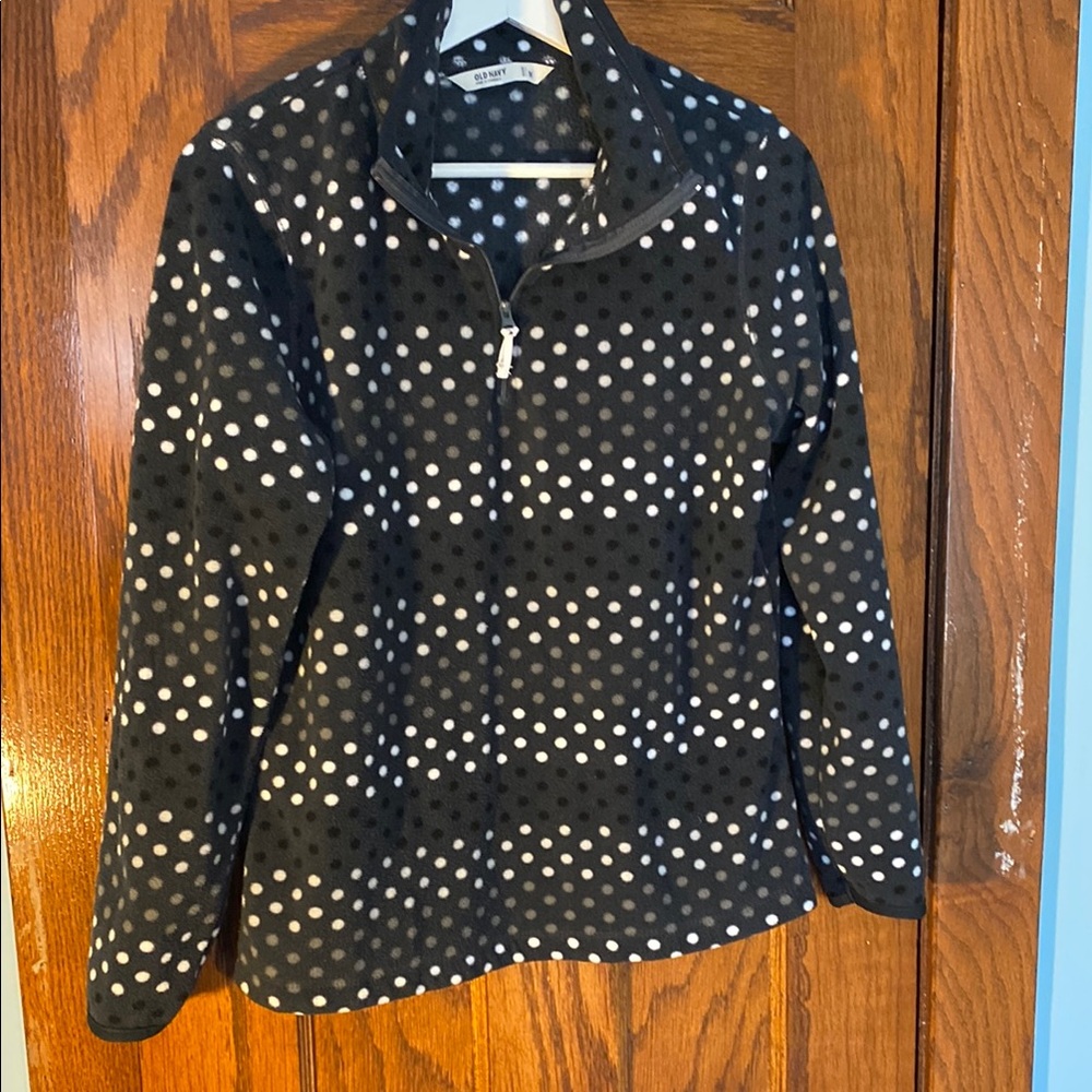 Old navy fleece Polka Dot Women's